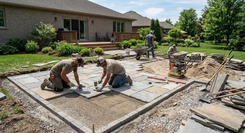 Porch Pavers Installation in Fairfield County, CT